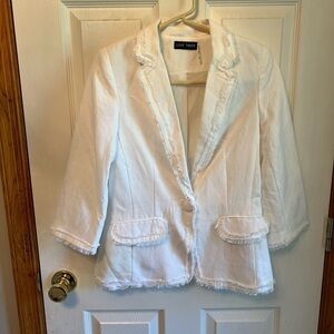 Love Token Beautiful White Jacket